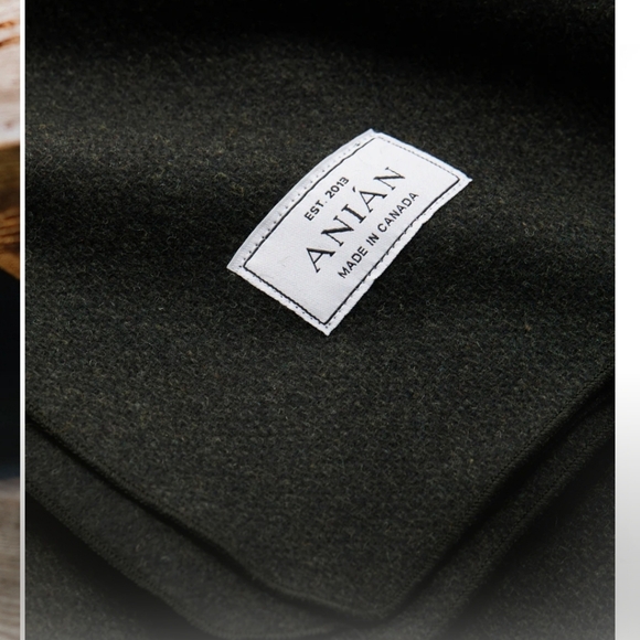 Anian Melton Wool Blanket - Thumbnail 5